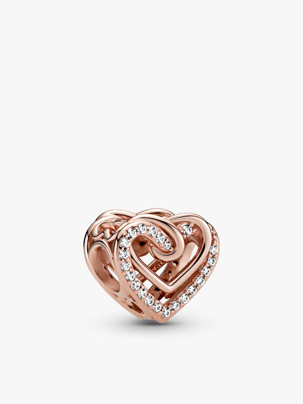 Pandora Moments Heart T-Bar Snake Chain Bracelet