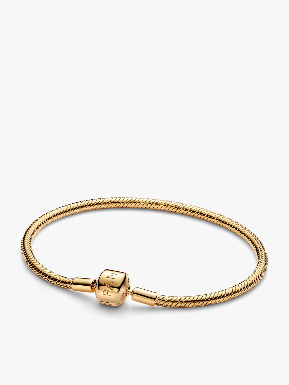 Pandora Moments Red Woven Leather Bracelet