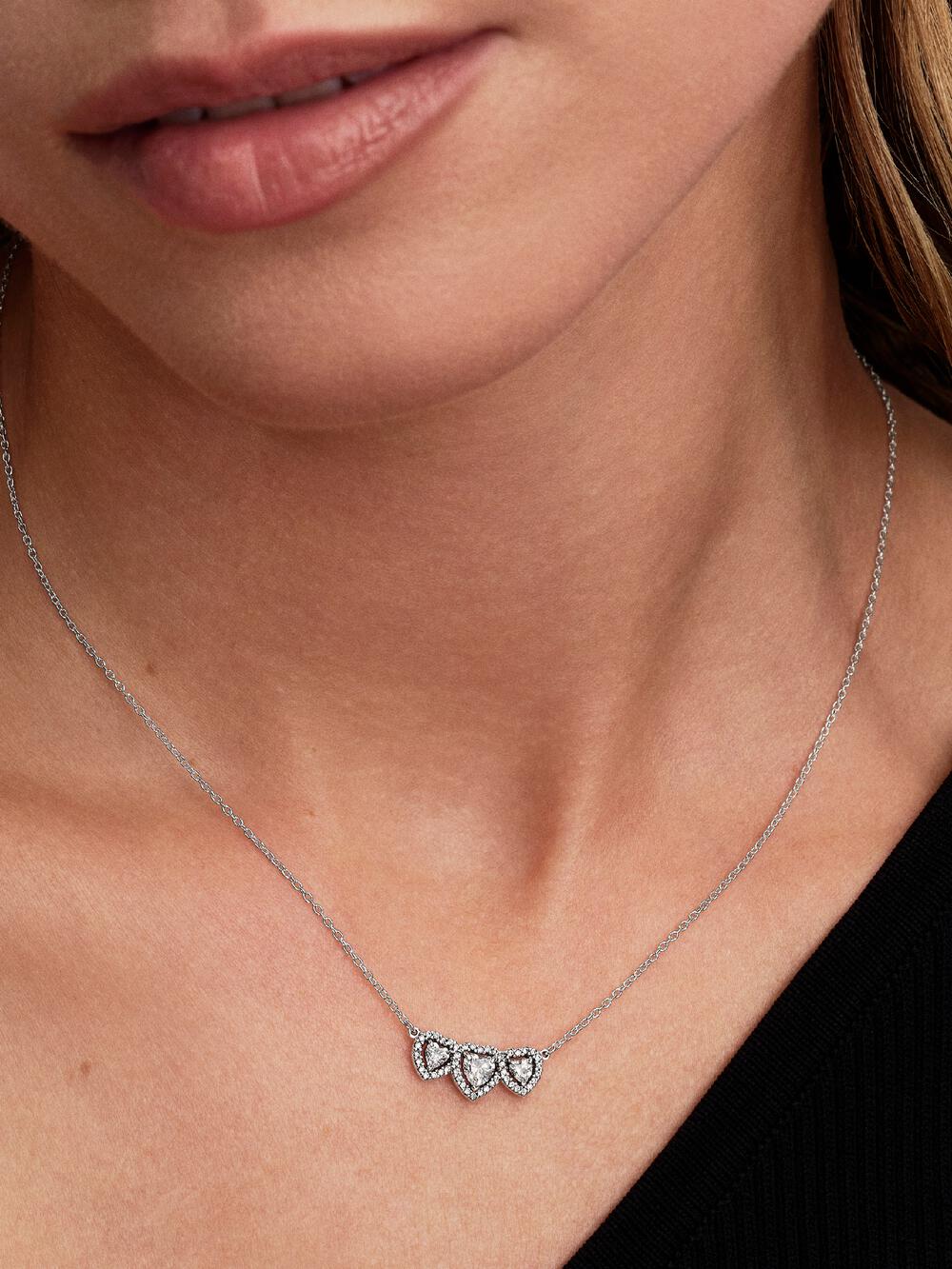 Halo Heart Trilogy Collier Necklace