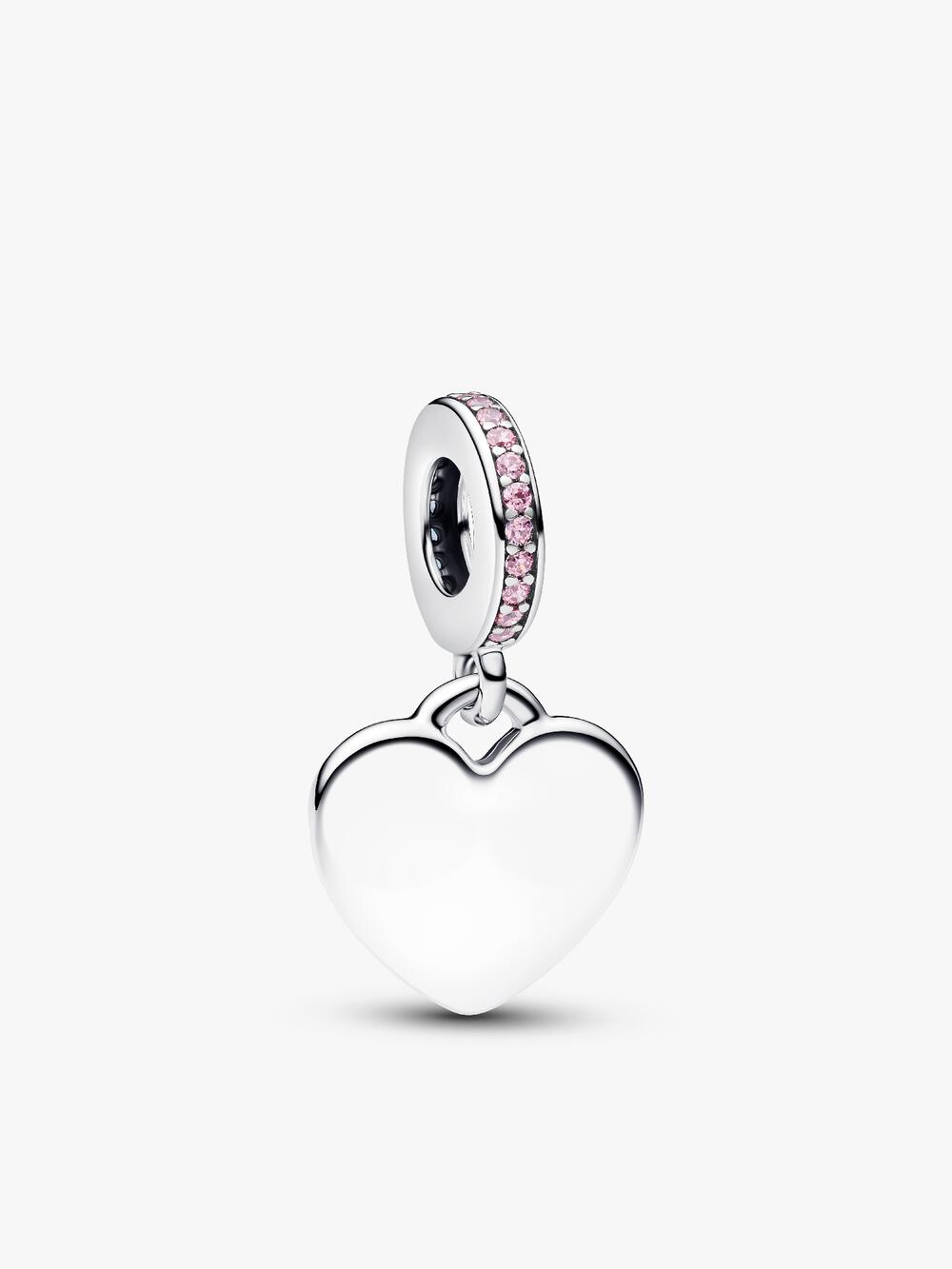 Elevated Pink Heart Ring