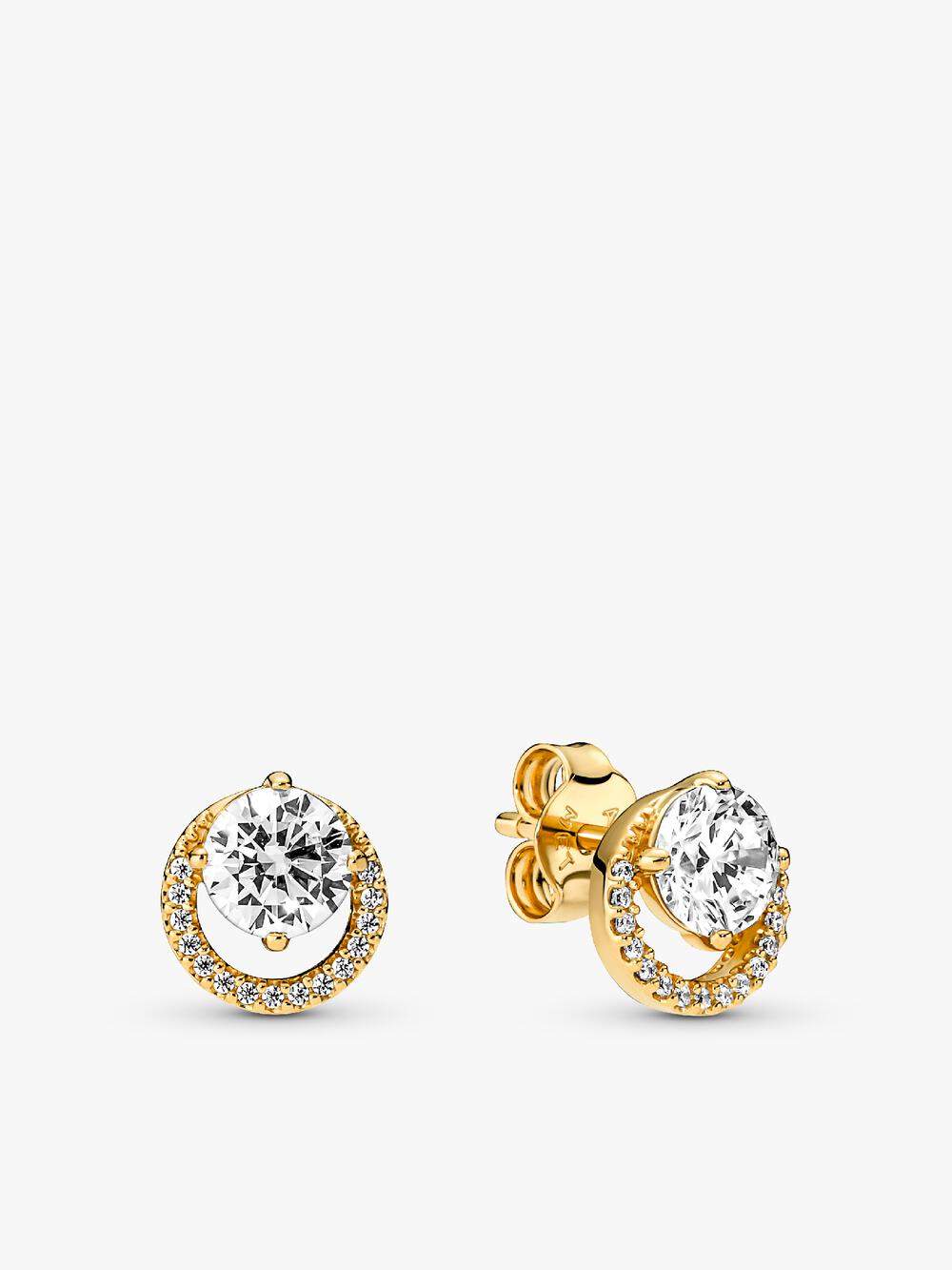 Clear Sparkling Crown Solitaire Ring