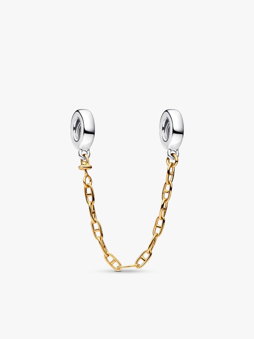 Pandora Moments Heart Closure Snake Chain Bracelet