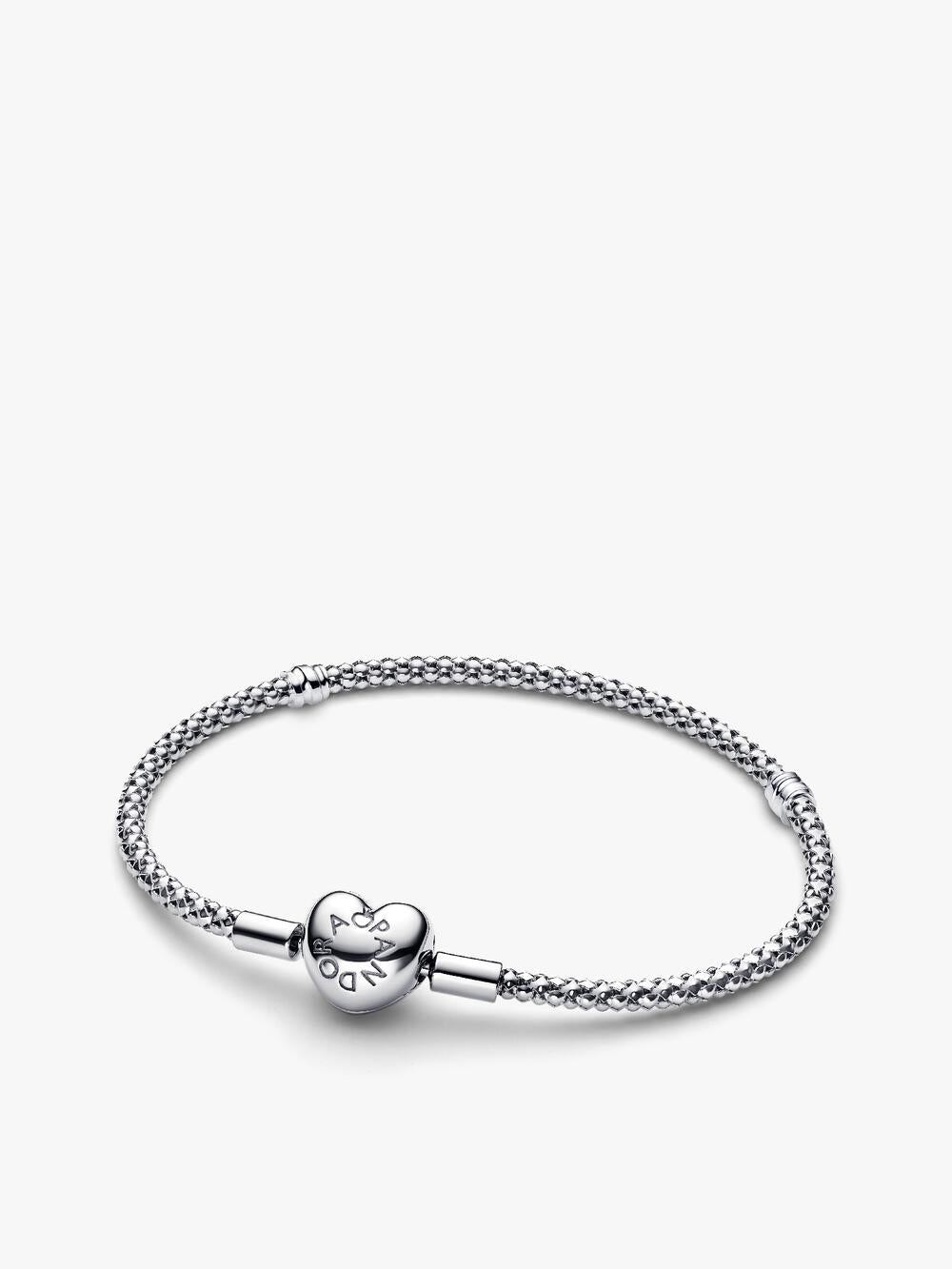 Moments Heart & Snake Chain Bracelet