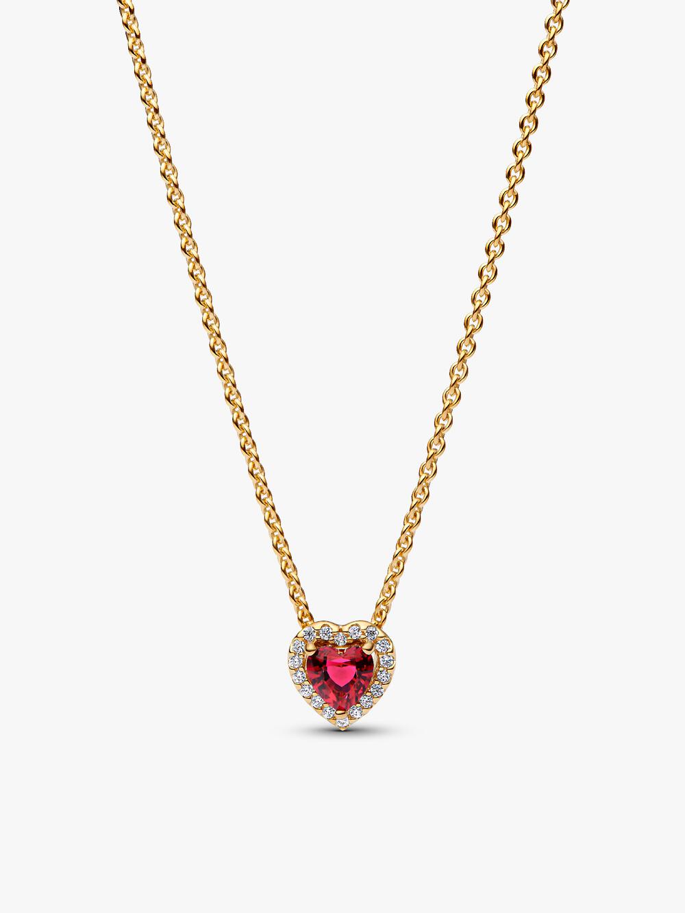 Sparkling Elevated Heart Stud Earrings