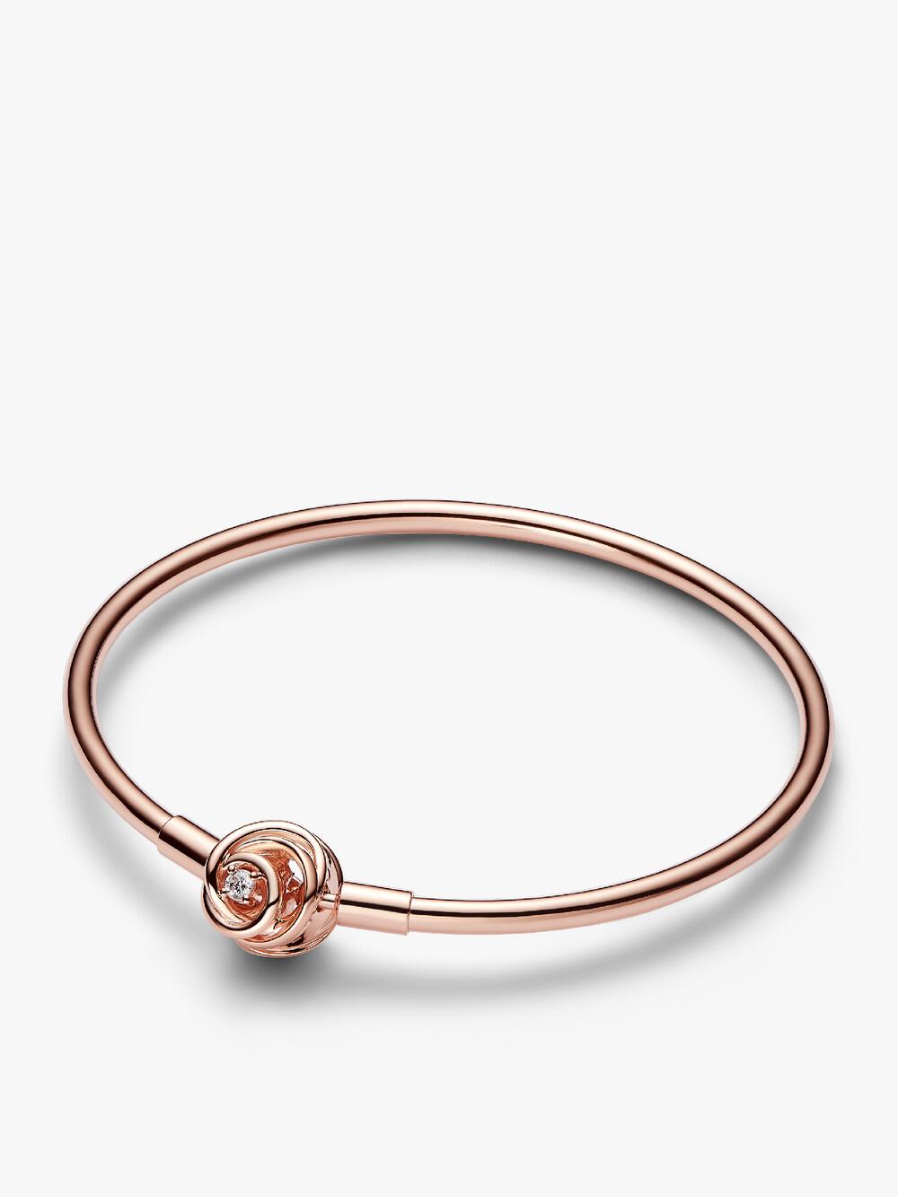 Pandora Moments Heart T-Bar Snake Chain Bracelet
