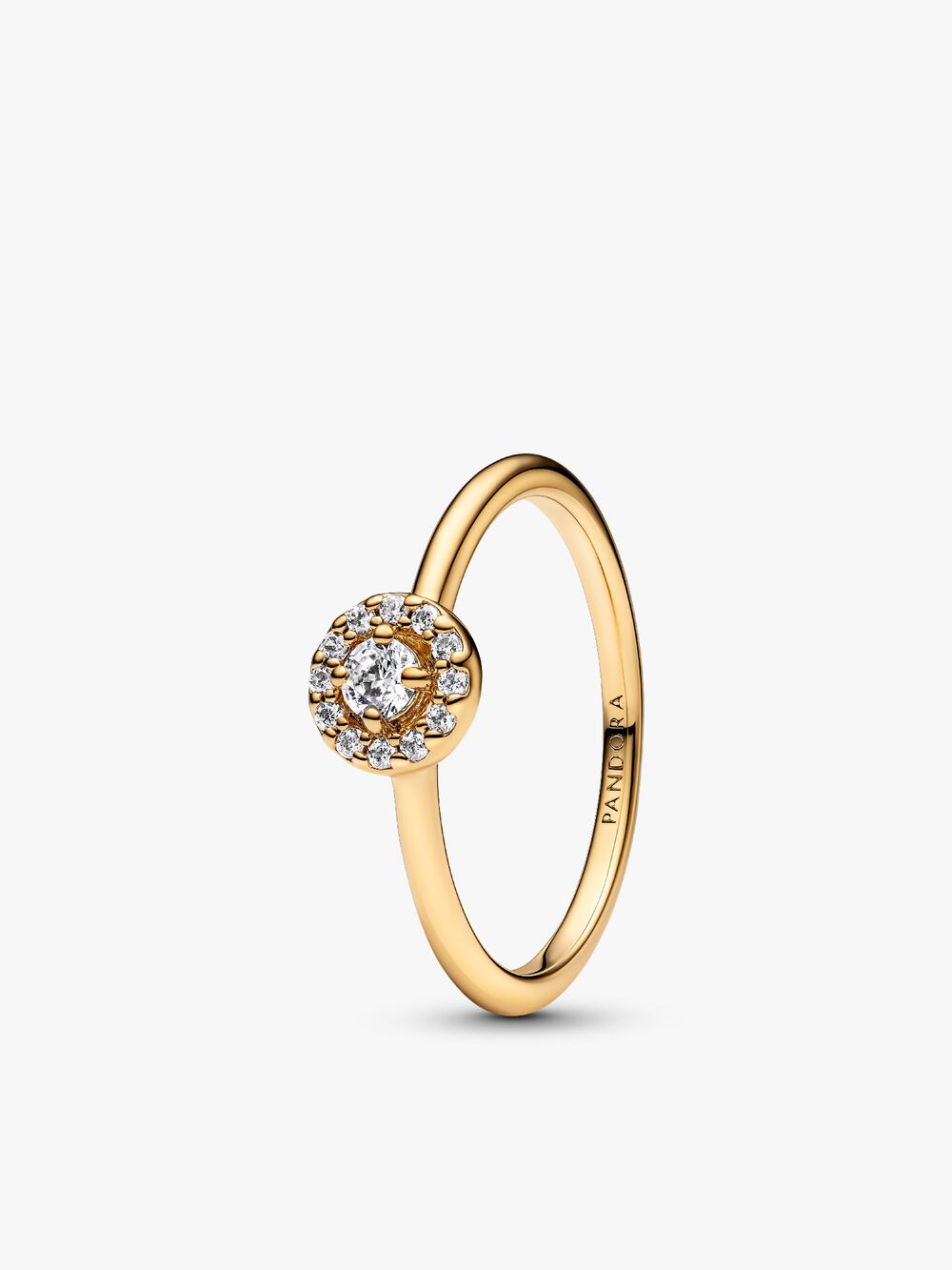 Engravable Heart Halo Ring