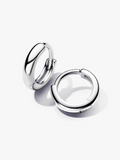 Round Huggie Hoop Earrings