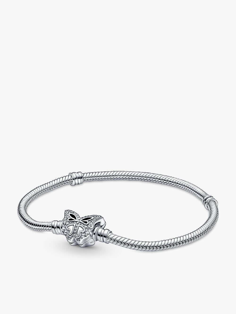 Moments Heart & Snake Chain Bracelet