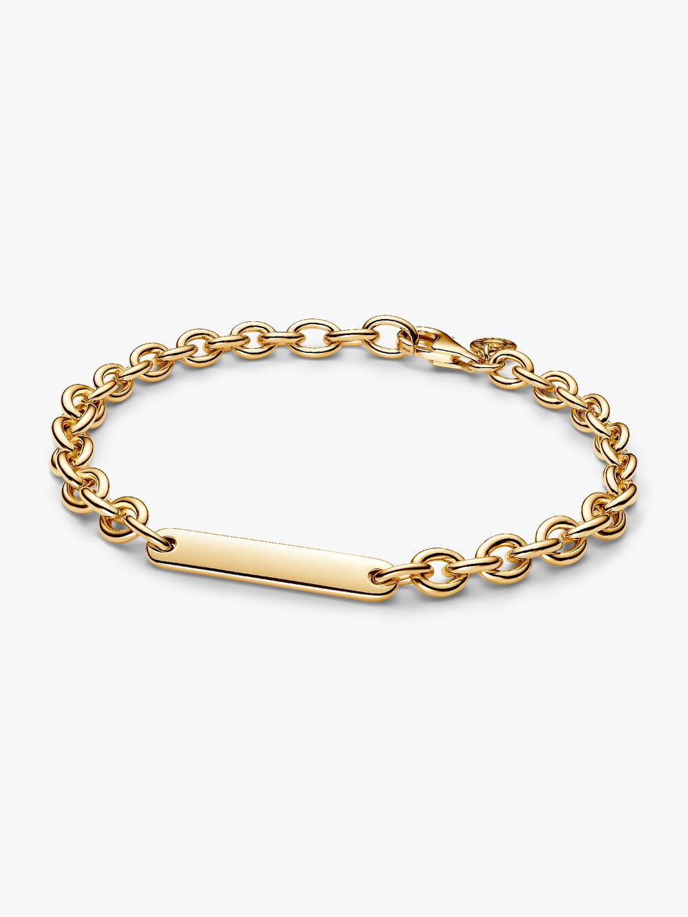 Engravable Bar Link Bracelet