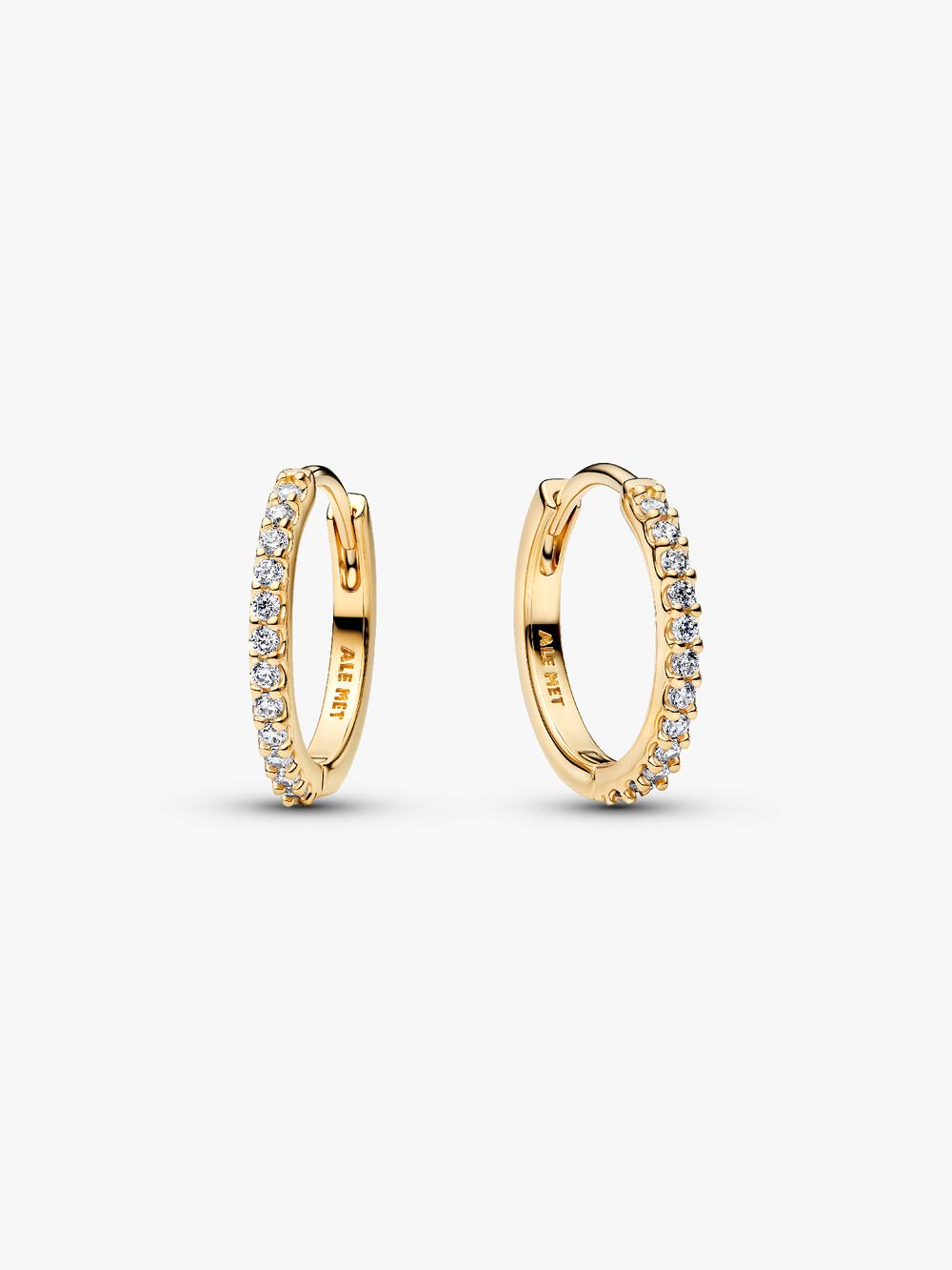 Sparkling Mini Hoop Earrings