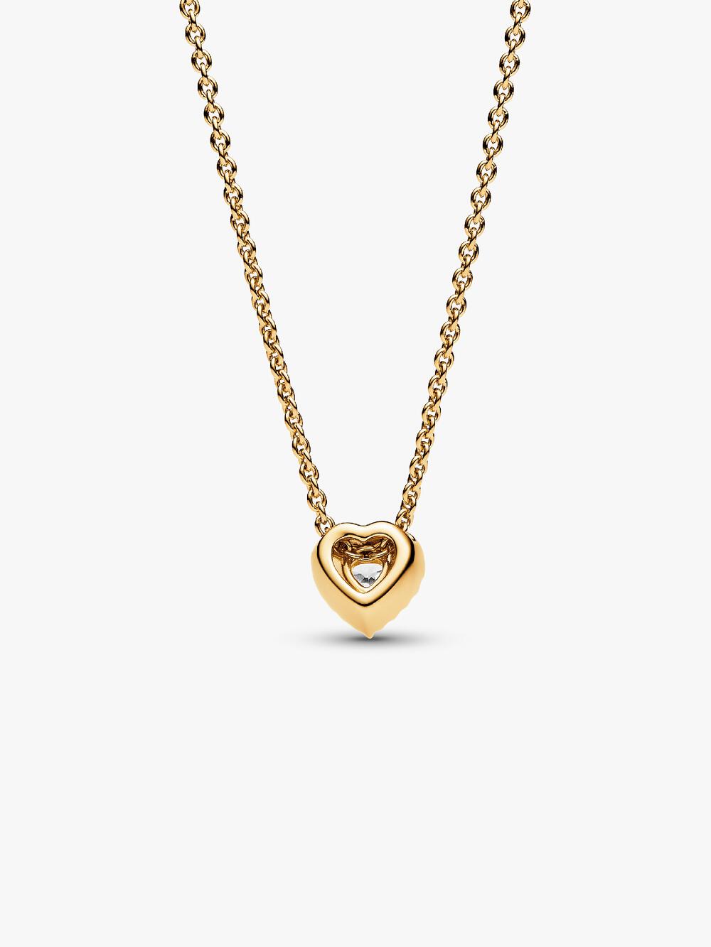 Sparkling Heart Collier Necklace